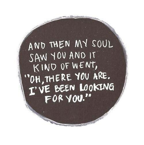 my soul saw you
