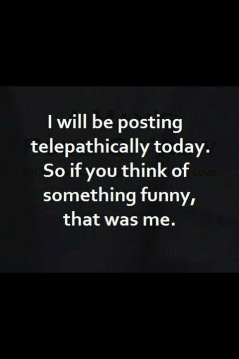 telepathic posting