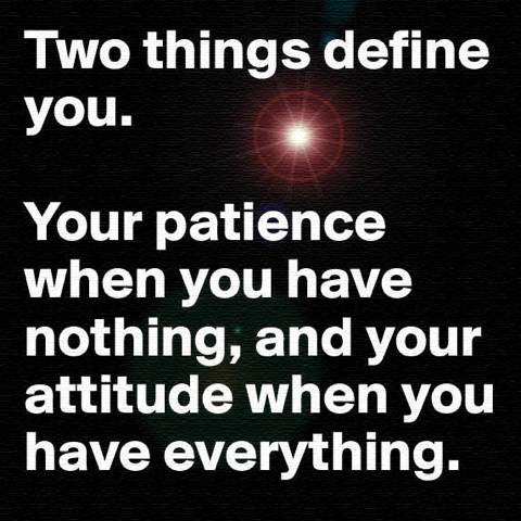 2 THINGS DEFINE YOU